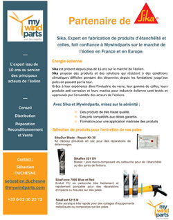 Mywind parts partenaire SIKA
